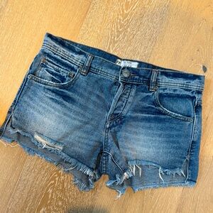 Free People size 26 denim shorts